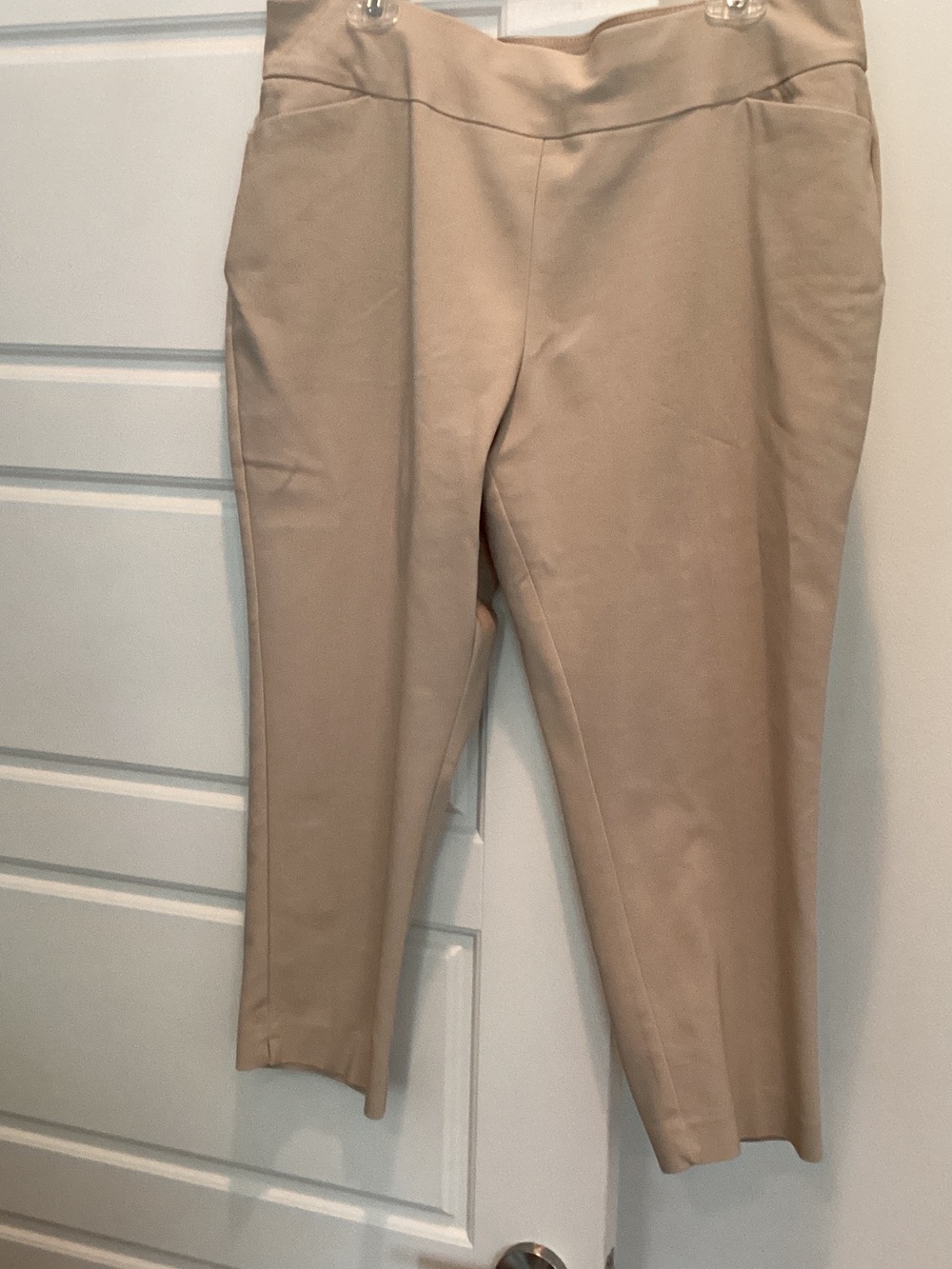 Khaki Straight-Leg Dress pants